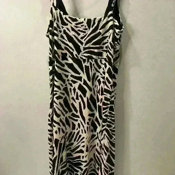 H&M Dress, Zebra print Sz L - Picture 2 of 4